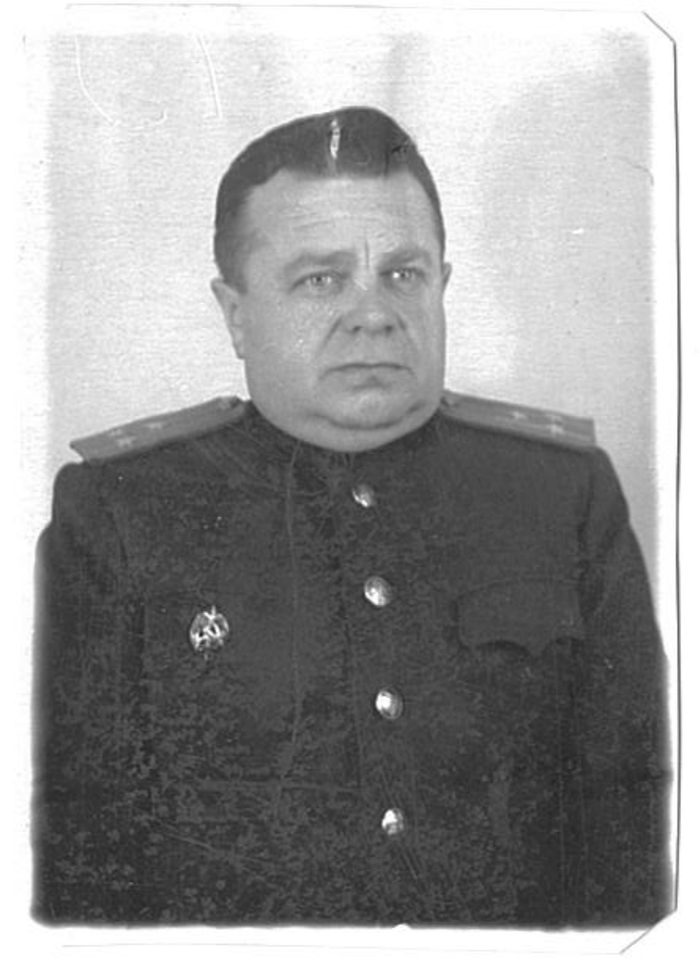 Полковник запаса Кузнецов, фото из личного дела 1950 года